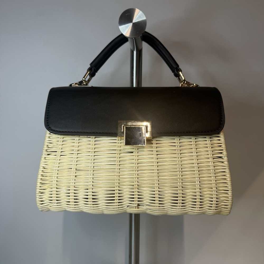 Expressions NYC Woven Top-Handle Handbag